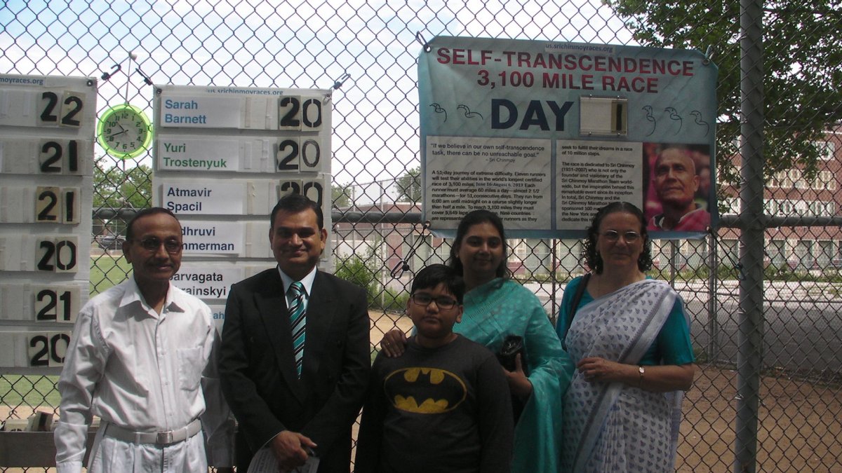 Consul General Moniiul Islam and Family Visit 3,100-Mile Race, June 16